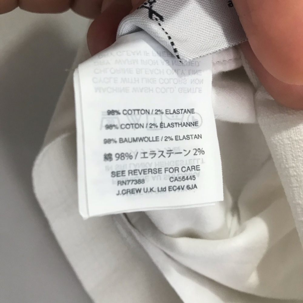 J.Crew Ruffle white shorts - Picture 6 of 6